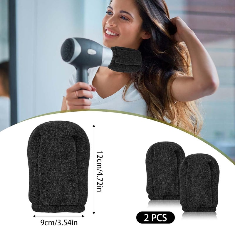 WOBEVB 2Pcs Sock Diffuser for Hair Dryer, Universal Diffuser Hair Dryer Attachment Sock Curly Hair Blow Dryer with Diffuser for Curly Hair Diffuser Cap, Fits Most Every Size Blow Dryer - Image 2